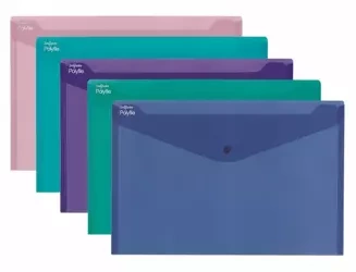 Teczka kopertowa A4 mix (5szt) - Snopake