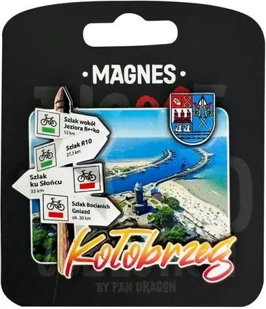 Magnes I love Poland Kołobrzeg ILP-MAG-C-KOL-28 - Pan Dragon