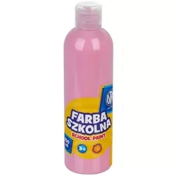 Farba szkolna naturalna tempera Astra 250 ml różowa jasna - ASTRA art-pap