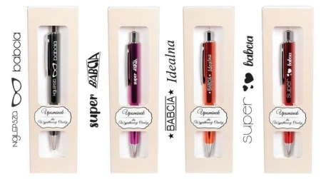 Długopis z nadrukiem dla Babci w etui GB mix - Cresco