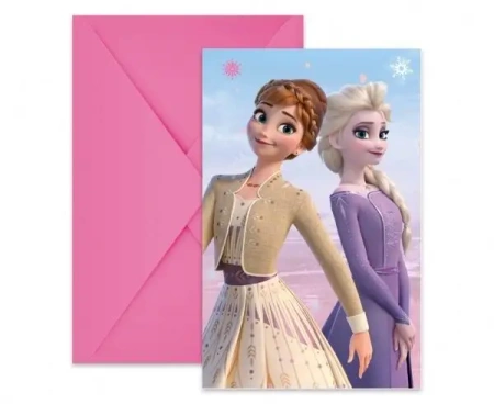 Zaproszenia Frozen 2 6szt. - Godan