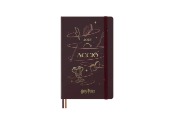 Kalendarz 2025 12m Moleskine L dzienny Le Harry Potter Accio 13x21