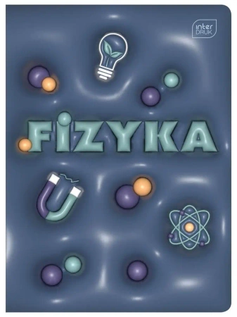 Zeszyt A5/60K kratka Fizyka +pig.wiedzy (10szt) - INTERDRUK