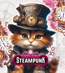 Kolorowanka 160x160 Steampunk Kot - Fresh