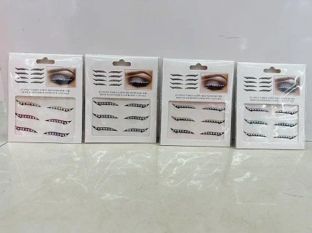 Zestaw do zdobienia twarzy diamenciki MIX - ADAR