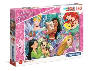 Puzzle 60 Super Kolor Princess - Clementoni