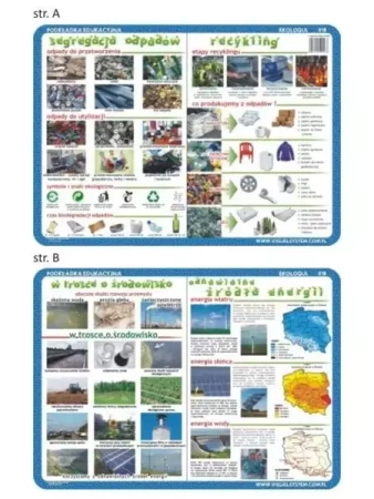 Podkładka edu. 018 - Segregacja odpadów.. - Visual System