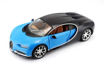 Model kompozytowy Bugatti Chiron niebiesko-czarny - Maisto