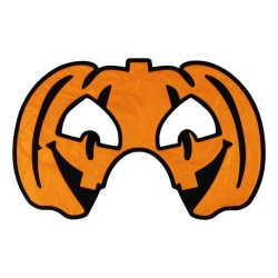 Maska na Halloween flokowana Dynia - Arpex