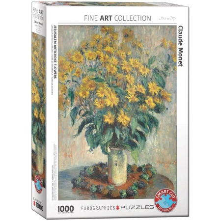 Puzzle 1000 Jerusalem Artichoke Flowers Claude Monet 6000-0319 - Eurographics