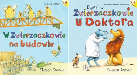 Dzień w Zwierzaczkowie PAKIET 4 książki Sharon Rentta - Sharon Rentta