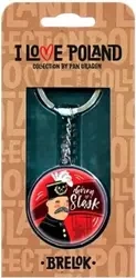 Brelok I love Poland Góny Śląsk ILP-BRE-A-KAT-01 - Pan Dragon