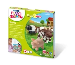 Zestaw Fimo Kids Form&Play 4 x 42g Farma - Staedtler