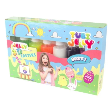 Zestaw Tubi Jelly 6 kolorów - Wielkanoc - TUBAN