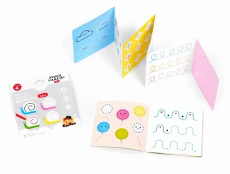 Długie rysowanki 4+ Rysuję szlaczki. Łatwe - opracowanie zbiorowe