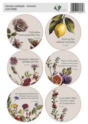 Zestaw naklejek - botanic - Szaron