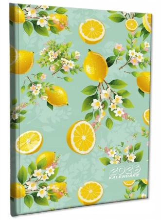 Kalendarz 2026 A5 tygodniowy notatka Cytryny Kwiat - EV-Corp