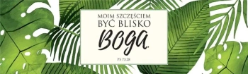 Zakładka duża - Moim szczęściem być blisko Boga - Szaron