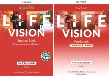 LIFE VISION PRE-INTERMEDIATE PODRĘCZNIK + ĆWICZEN.