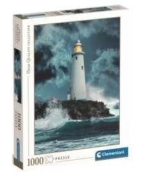 Puzzle 1000 HQ Lightouse in the Storm - Clementoni