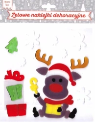 Żelowe naklejki dekoracyjne - BN Renifer i... - MCD