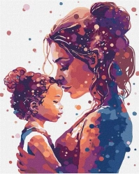 Malowanie po numerach - Uścisk matki 40x50cm - Ideyka