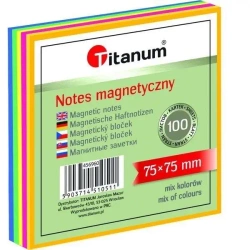 Notes elektorstatyczny 75x100mm 100K mix kolorów - Titanum