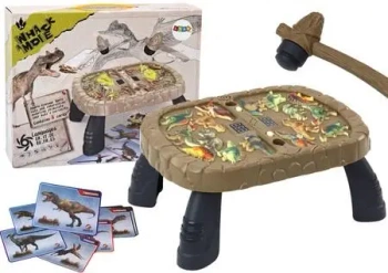 Gra zręcznościowa Whac-a-mole Dinozaury - Leantoys