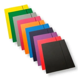 Teczka A4 z gumką laminowana mix 350gsm (10szt) - Penword