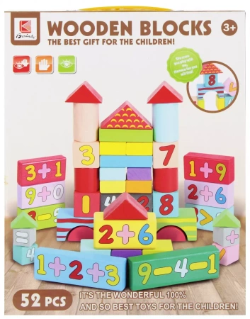 Klocki Drew Kol 52szt Mc pudełko 36 - MEGA CREATIVE