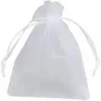 Woreczki z organzy sakiewki 9x13cm 6szt - Titanum