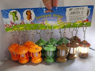 Brelok lampka ze światłem MIX (12szt) - ADAR