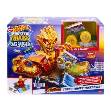 Hot Wheels Monster Trucks Power Smashers Wieża .. - Mattel