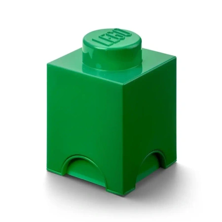LEGO(R) pojemnik klocek jedynka zielony - NHG