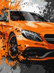 Malowanie po numerach - Jaskrawa siła 30x40cm - Ideyka