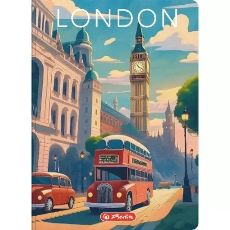 Brulion A5 Herlitz 96 kartek miękka oprawa