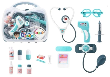Zestaw małego doktora ze światłem i dźwiękiem - Leantoys
