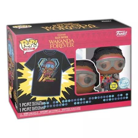 T-shirt i figurka Black Panther Ironheart Funko Pop