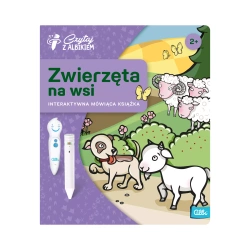 Czytaj z Albikiem. Zwierzęta na wsi. Interaktywna mówiąca książka - Lucie Krystlikova
