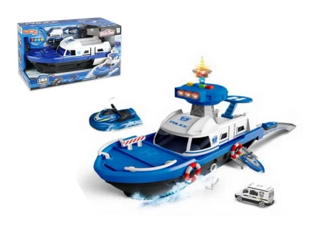 Łódź policyjna ze światłem i dźwiękiem - SWEDE