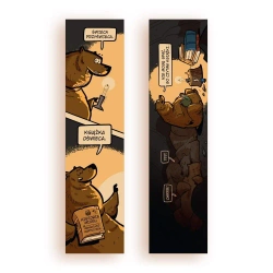 Zakładka kartonowa - Książka oświeca - Molom