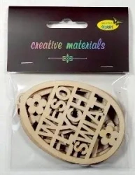 Zawieszki ozdobne pisanki Wesołych Świąt 3szt - Galeria Hobby