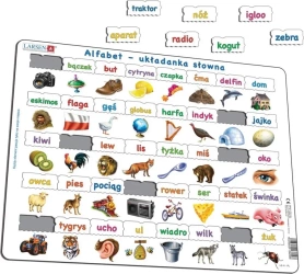Układanka Alfabet - Słowa Maxi - Larsen
