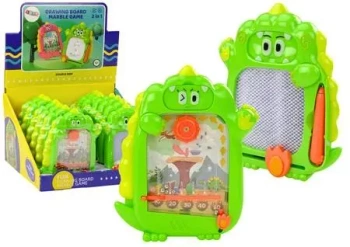 Tablica do rysowania 2w1 Dinozaur zielony - Leantoys