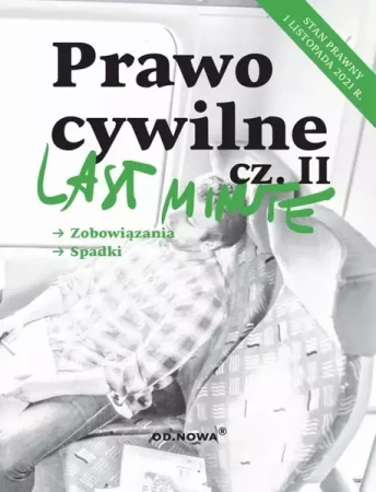 eBook Last Minute Prawo cywilne cz.II listopad 2021 - Anna Gólska