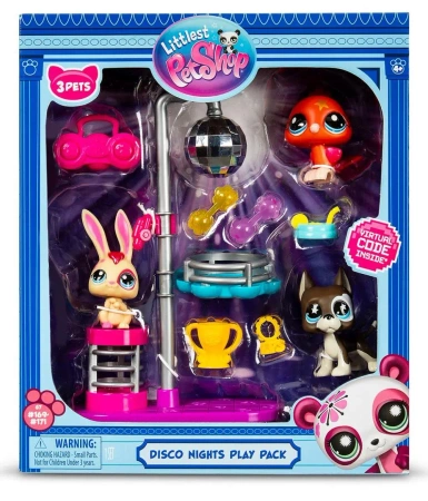Littlest Pet Shop Disco z 3 figurkami seria 3 LPS00637 - TM TOYS