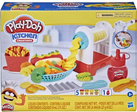 Kitchen. Ciastolina, Spiralne frytki - Hasbro