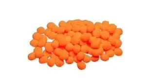 Pompony pomarańczowe 10mm 100szt - Brewis