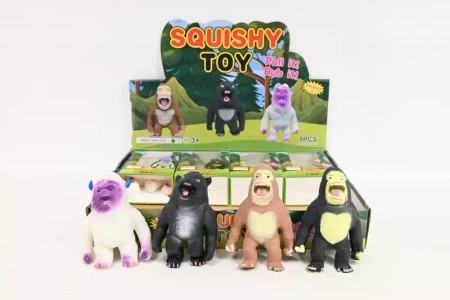 Gniotek goryl 8szt/disp Z10205 80831