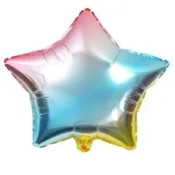 Balon foliowy tęczowy gwiazda - Arpex